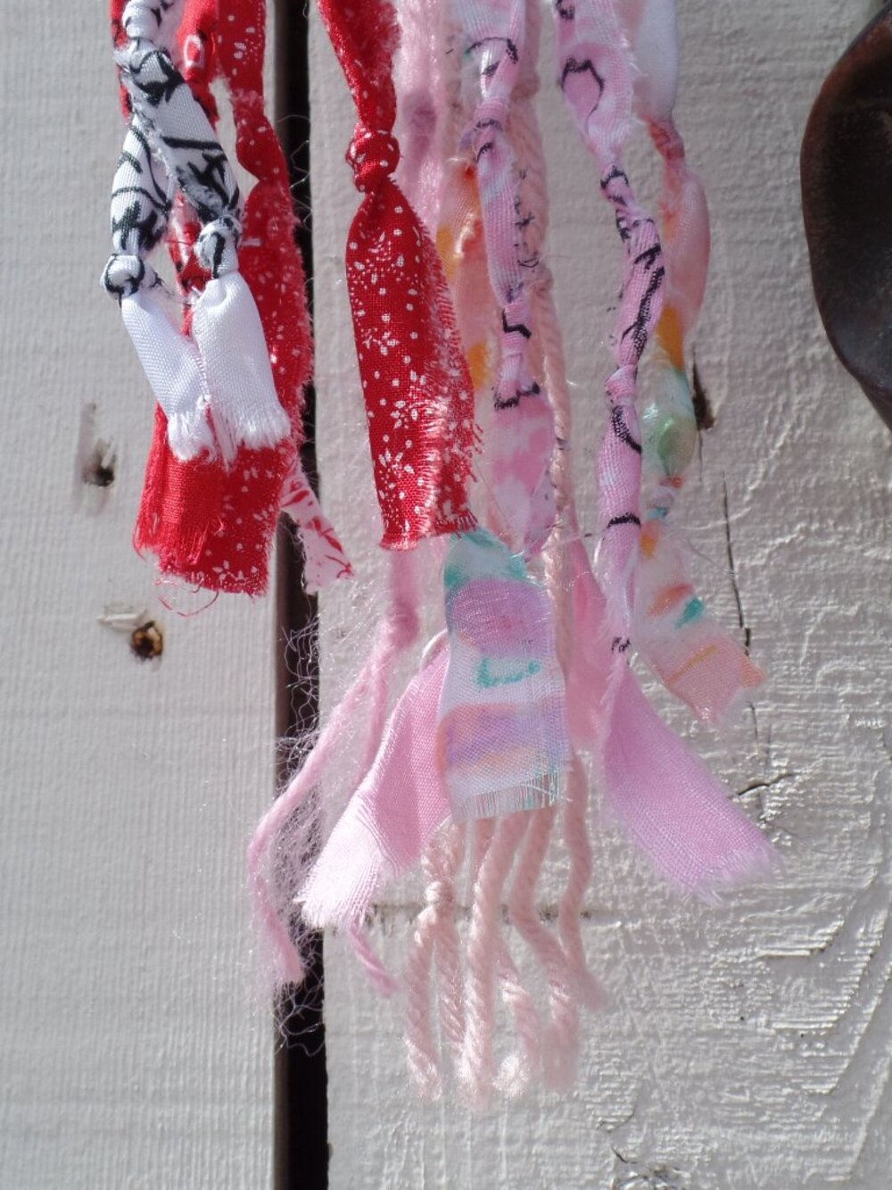 Hand Crafted Hair Tie Swag SET OF 2 - Picture 4 of 7